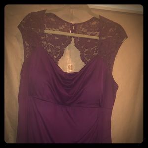 18W plum dress for wedding / prom / evening wear